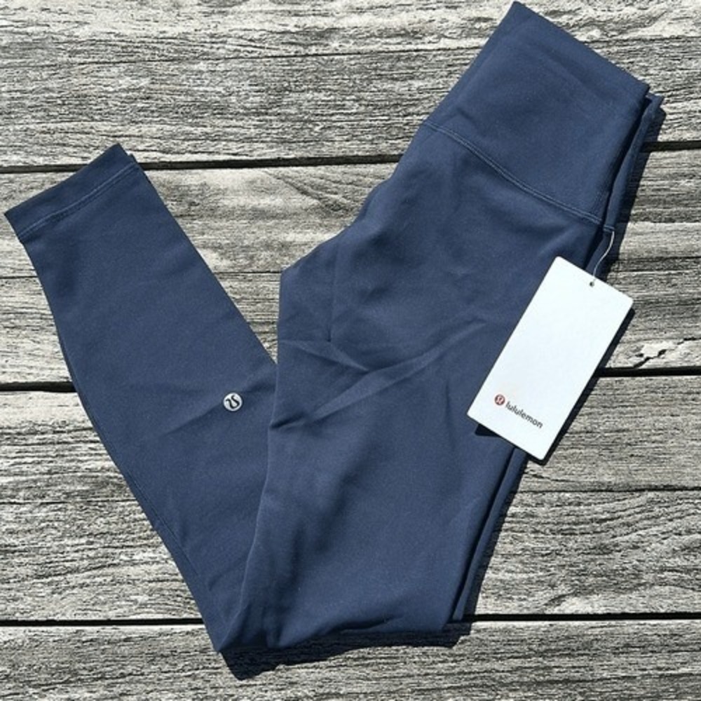 Lululemon Wunder Train High-Rise Tight 25" True Navy size 4 NWT blue